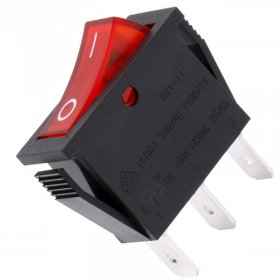 Interruptor Unipolar Luminoso Rojo Standard