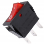 Red Luminous Single Pole Switch 16A 250V Standard