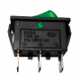 Green Luminous Single Pole Switch 16A 250V Standard