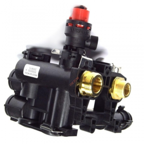 Grupo Hidraulico Izquierda Caldera compatible con Ariston Class 24 Cf 65104312