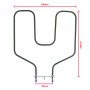 Resistencia Horno Compatible con Teka 1000w 230v 99511212