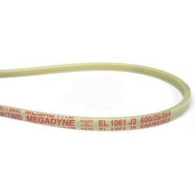 Correa Secadora Ranurada Megadyne 1061 J3 compatible con Fagor compatible con Candy compatible con Otsein Poliuretano