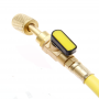 1 Manguera Amarilla Value con Llave Carga Refrigerante 1/4 x 1/4 1500mm