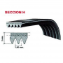 Correa Secadora Compatible con Beko 285 PHE Compatible con Hutchinson 491500303