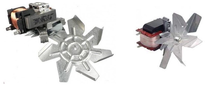 Commercial oven motor