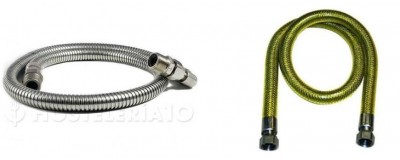 Tubo flessibile metallico cucina