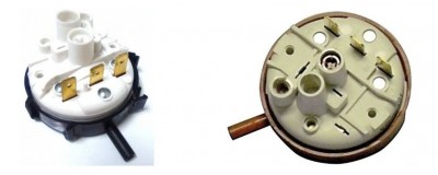 Commercial dishwasher pressure switch