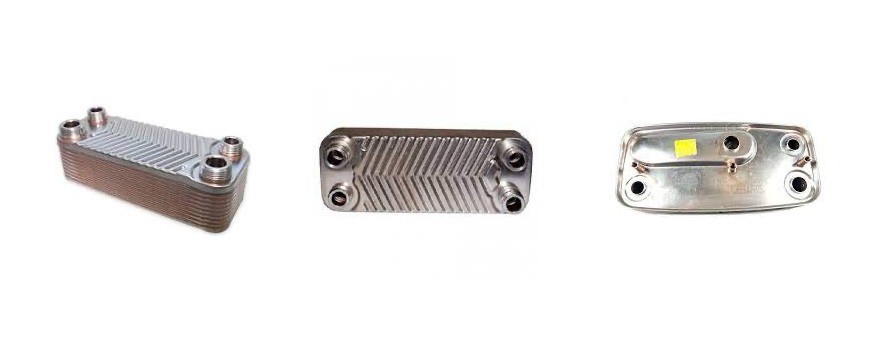 Boiler plate heat exchanger