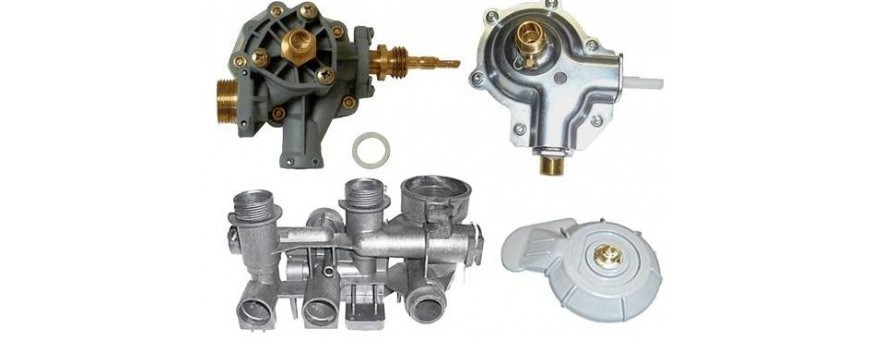 Boiler gas/water valve body