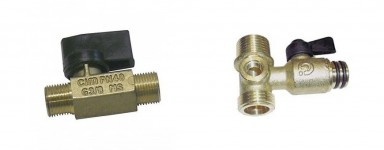 Oil boiler filling tap and accessories
