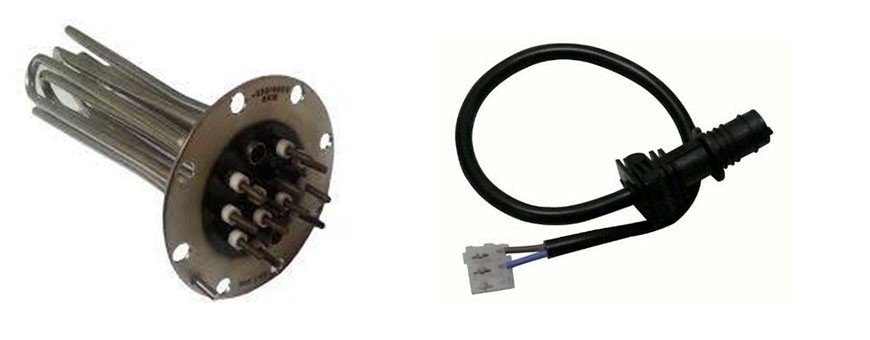 Oil boiler heating element