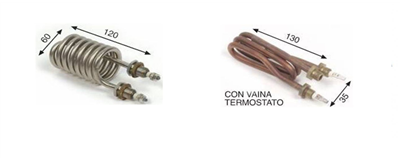 Dry cleaning heating elements
