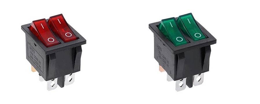 Double indicator switch